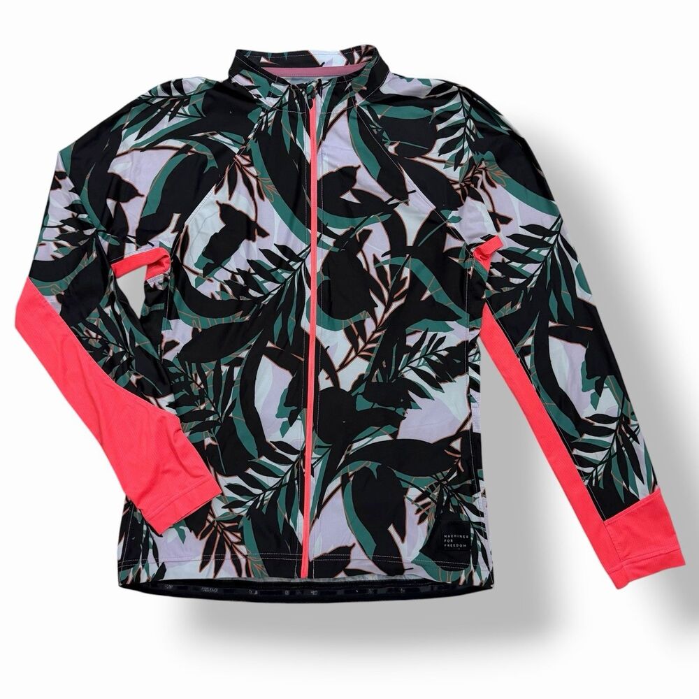 MFF Machines For Freedom Tropical Long Sleeve Cycling Jersey Size XL Sporty Bike